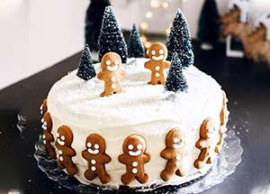 unique christmas cake designs